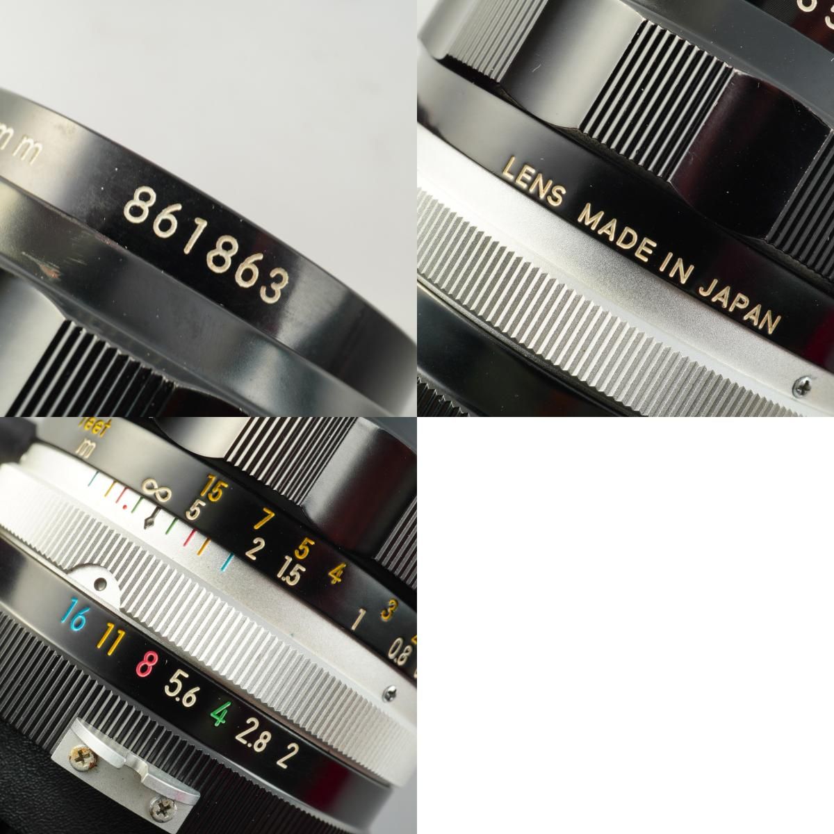 Nikon ニコン 非Ai NIKKOR-O.C Auto 35mm F/2 単焦点レンズ - メルカリ