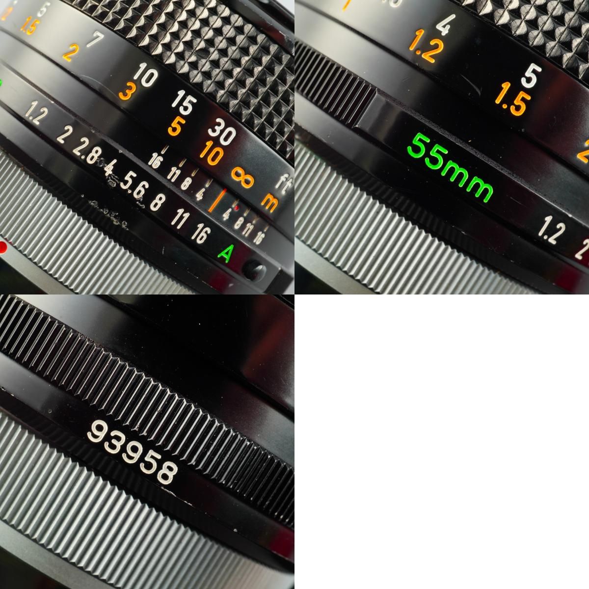 Canon キヤノン FD 55mm F/1.2 S.S.C. 単焦点レンズ - メルカリ