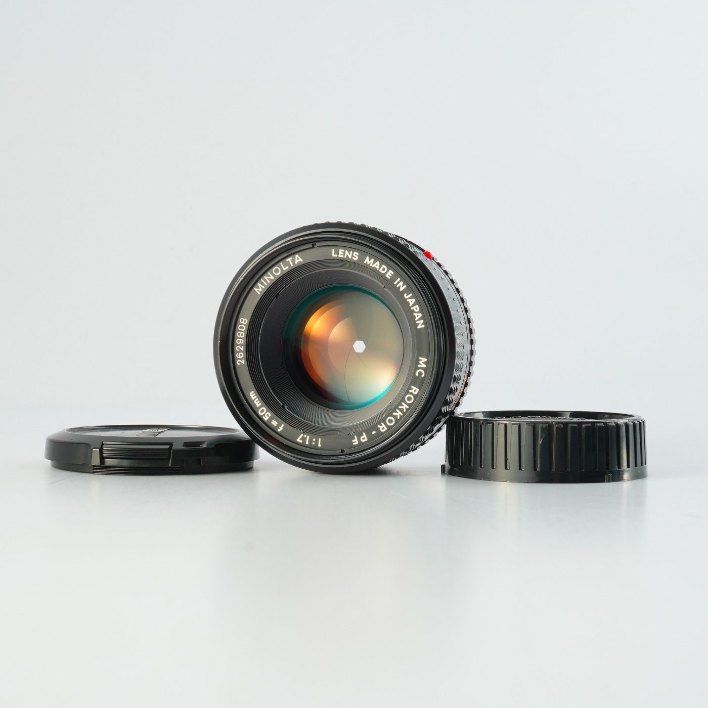 MINOLTA ミノルタ MC ROKKOR-PF 50mm F/1.7 単焦点レンズ - メルカリ