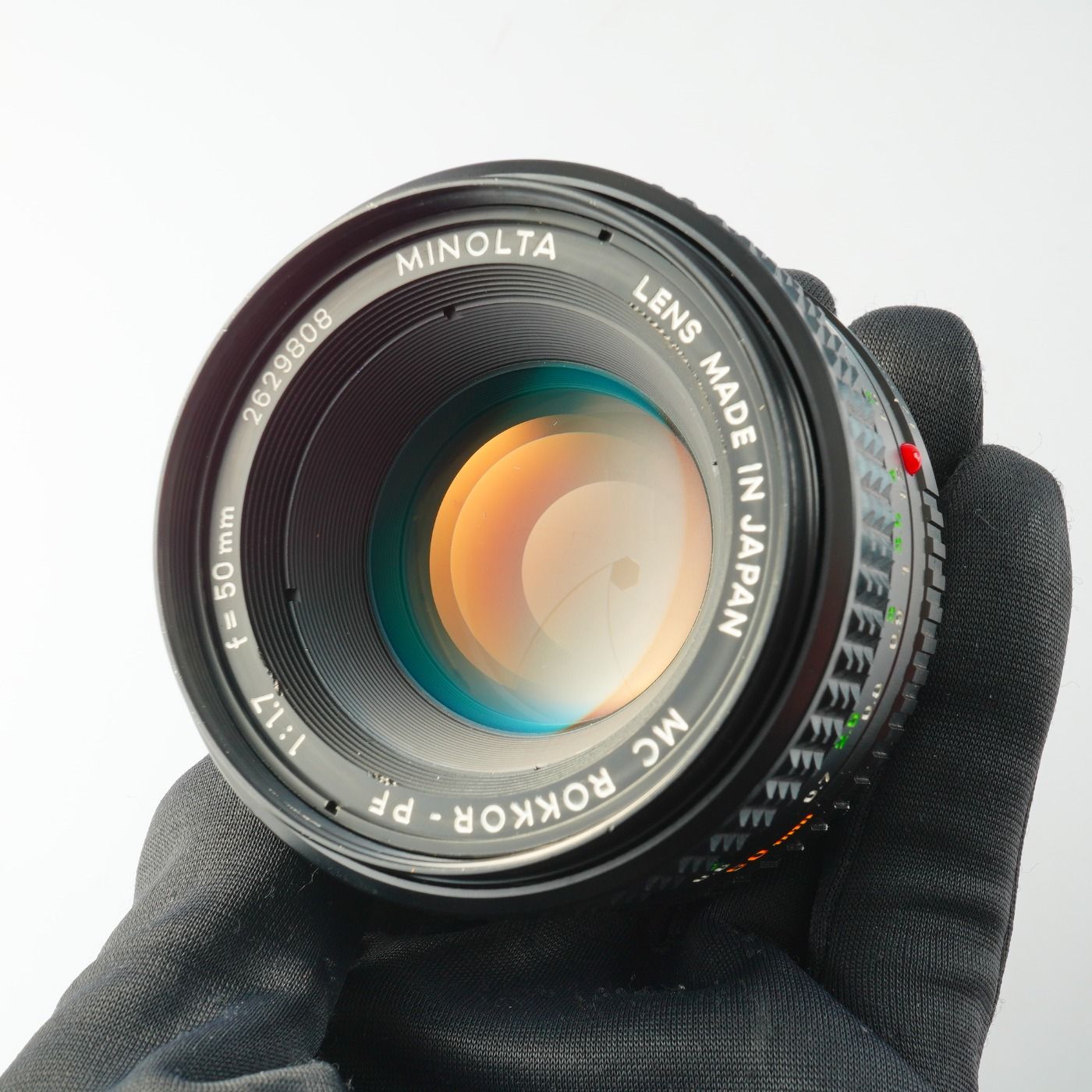 MINOLTA ミノルタ MC ROKKOR-PF 50mm F/1.7 単焦点レンズ - メルカリ