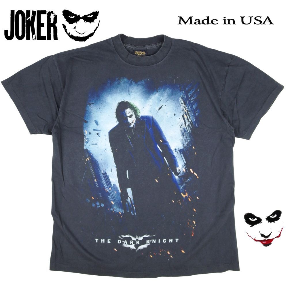485 JOKER ジョーカー Tシャツ 半袖 DARK KNIGHT 映画T ブラック 美品