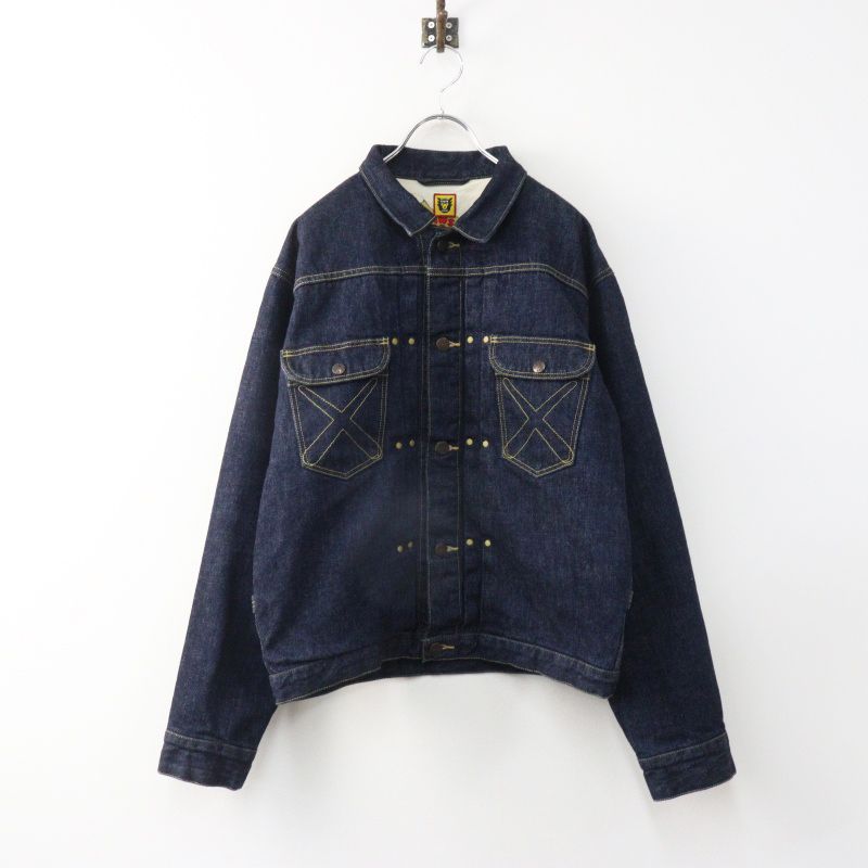 ヒューマンメイド×カウズ HUMAN MADE x KAWS Made Denim Work Jacket M┃デニムワークジャケット インディゴ//【2400014947403】