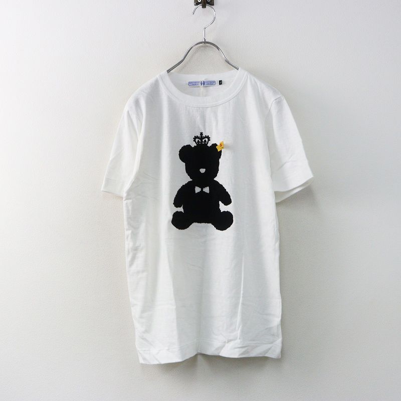 未使用 2025SS オールドマンズテーラー R&D.M.Co- MENS CROWN TEDDY H/T 半袖 Tシャツ L｜ホワイト トップス カットソー【2400014986747】
