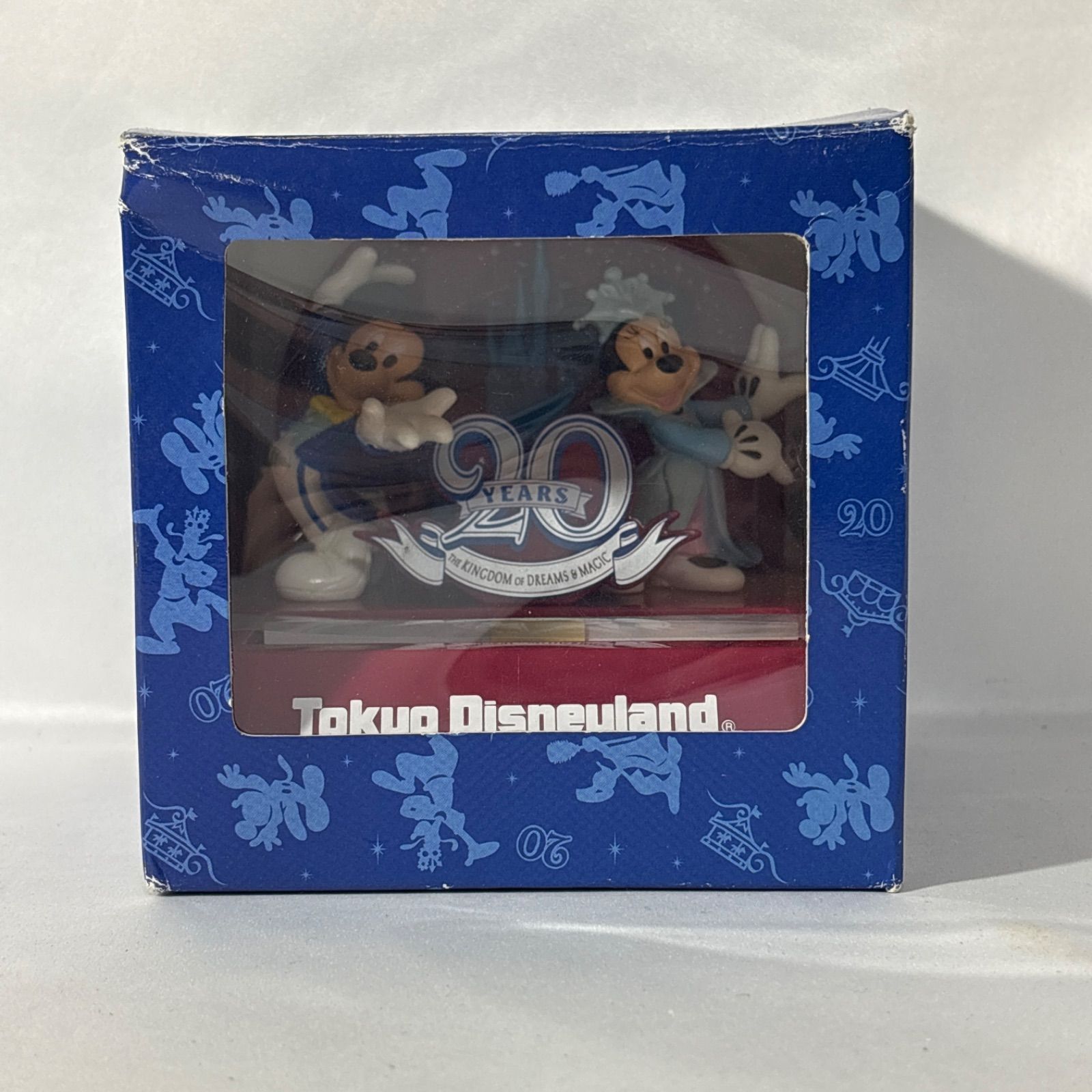 [Unused Item] Tokyo Disneyland 20th Anniversary Figure Case Memo Mickey Minnie Rare Y-510