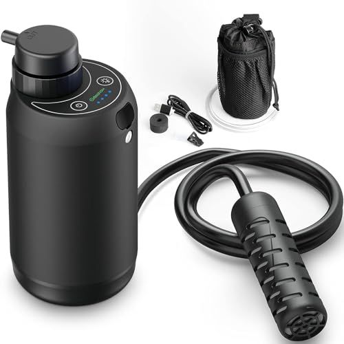 【防災安全協会推奨品】Greeshow 携帯浄水器 濾過器 電動式 災害用 防災士監修 アウトドア サバイバル 登山 キャンプ 飲み水浄化 防災グッズ 軽量 LEDライト搭載 日本正規品 GS-2801Ju