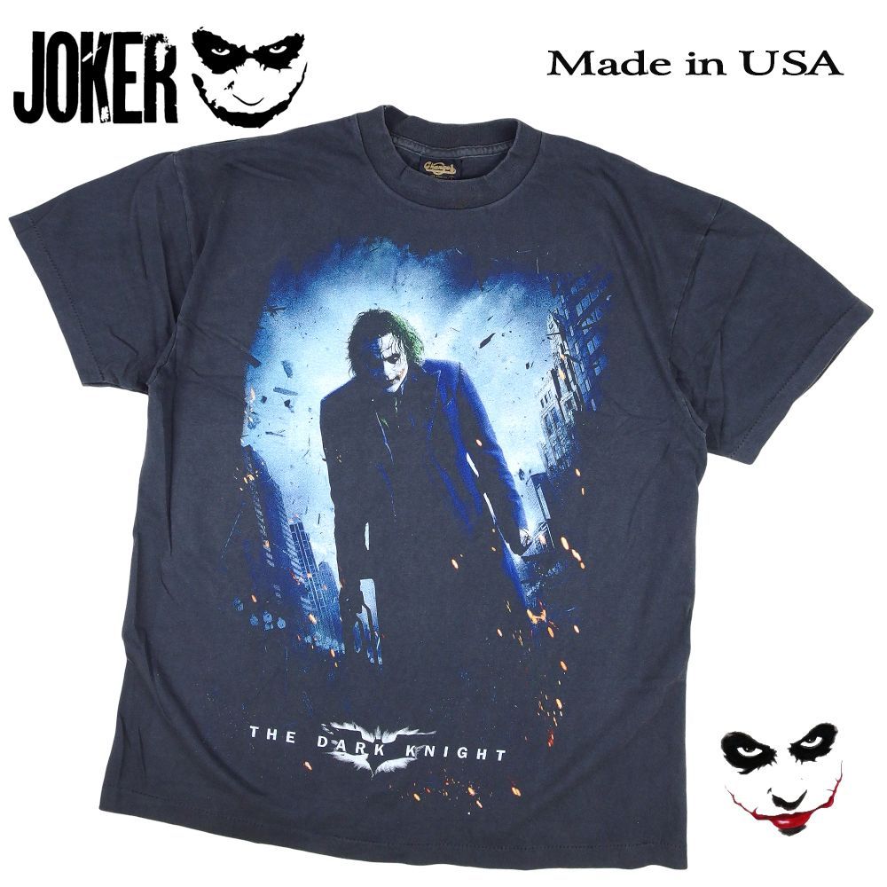 485 JOKER ジョーカー Tシャツ 半袖 DARK KNIGHT 映画T ブラック 美品