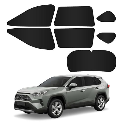 BLUESEATEC トヨタ RAV4 50系 遮光 断熱 カーテン マグネット H31.4-R7.12 着脱簡単 車種専用設計 車中泊 日除け 収納袋付き 7枚セットts 4cea6746