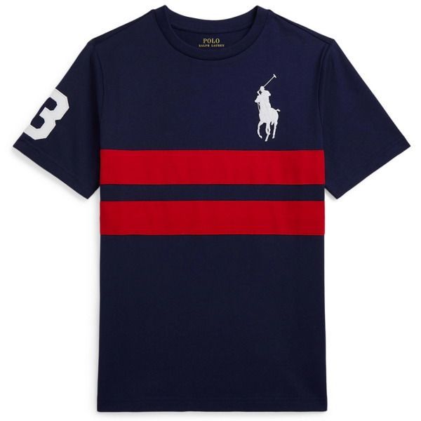 【新品】ラルフローレン ビッグポニー チェストボーダーＴシャツ