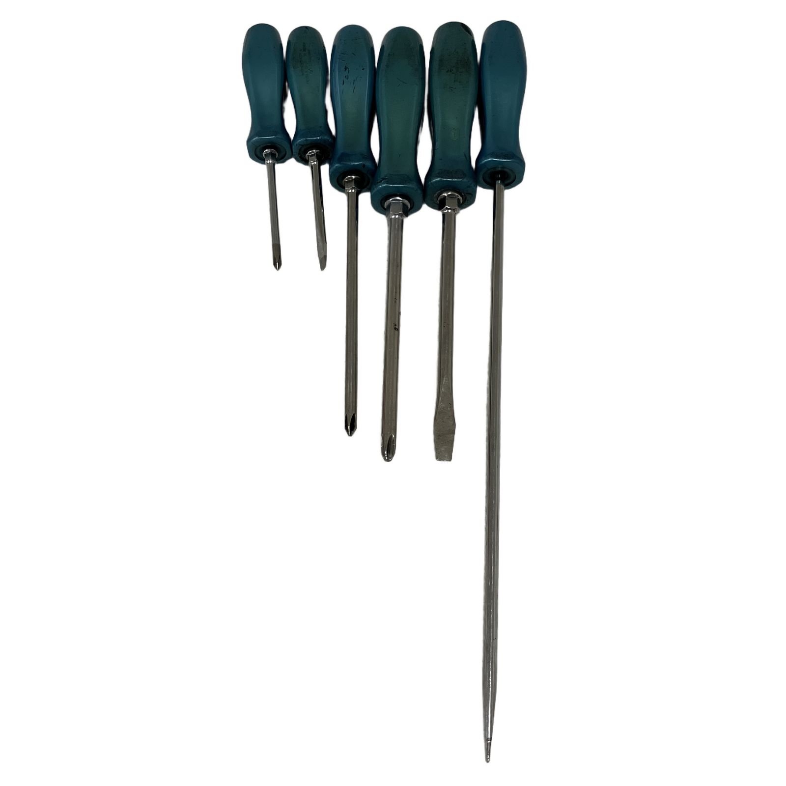 Snap-on スナップオン ティールグリーン ドライバー6本 SDDP31 / DES309246/ SDDP62 工具 中古 O11349692