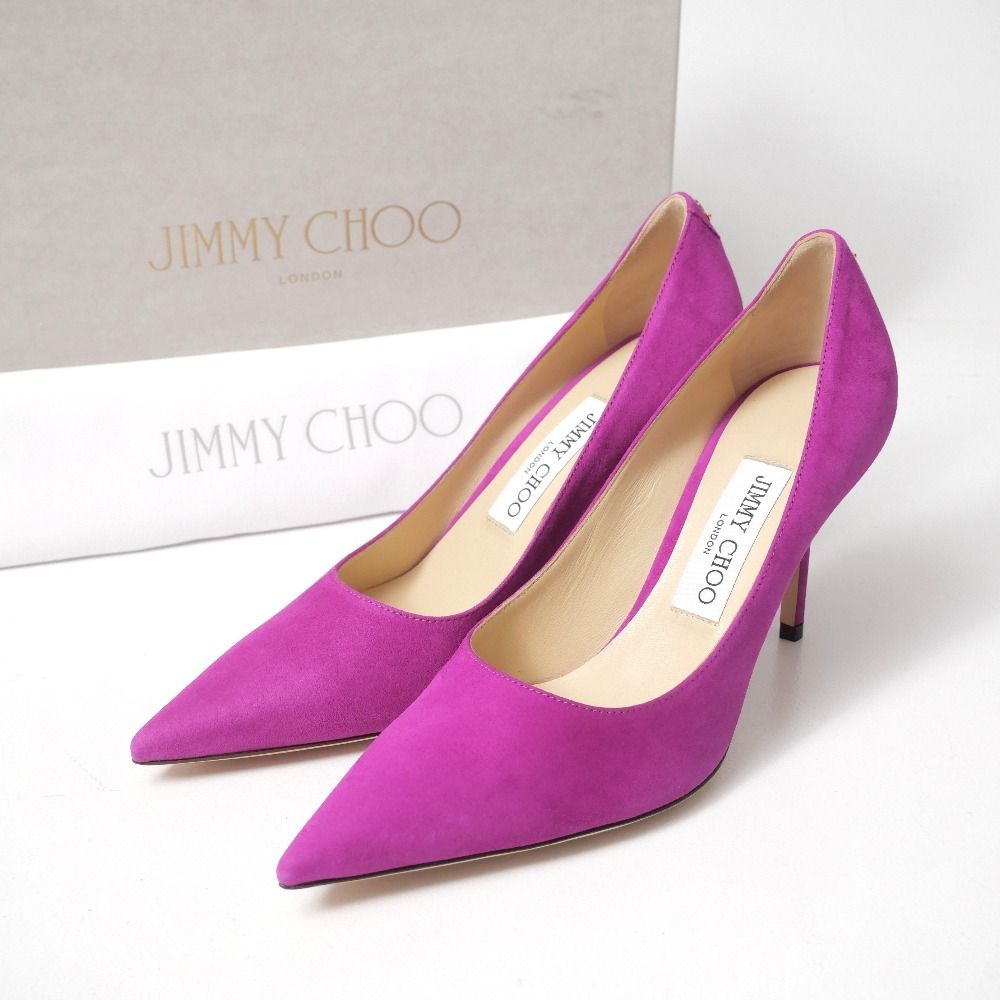 36.5 Jimmy Choo パンプス グレージュ スエード 23.5 □未使用品□JIMMY CHOO ジミーチュウ LOVE 85 パンプス サイズ36.5