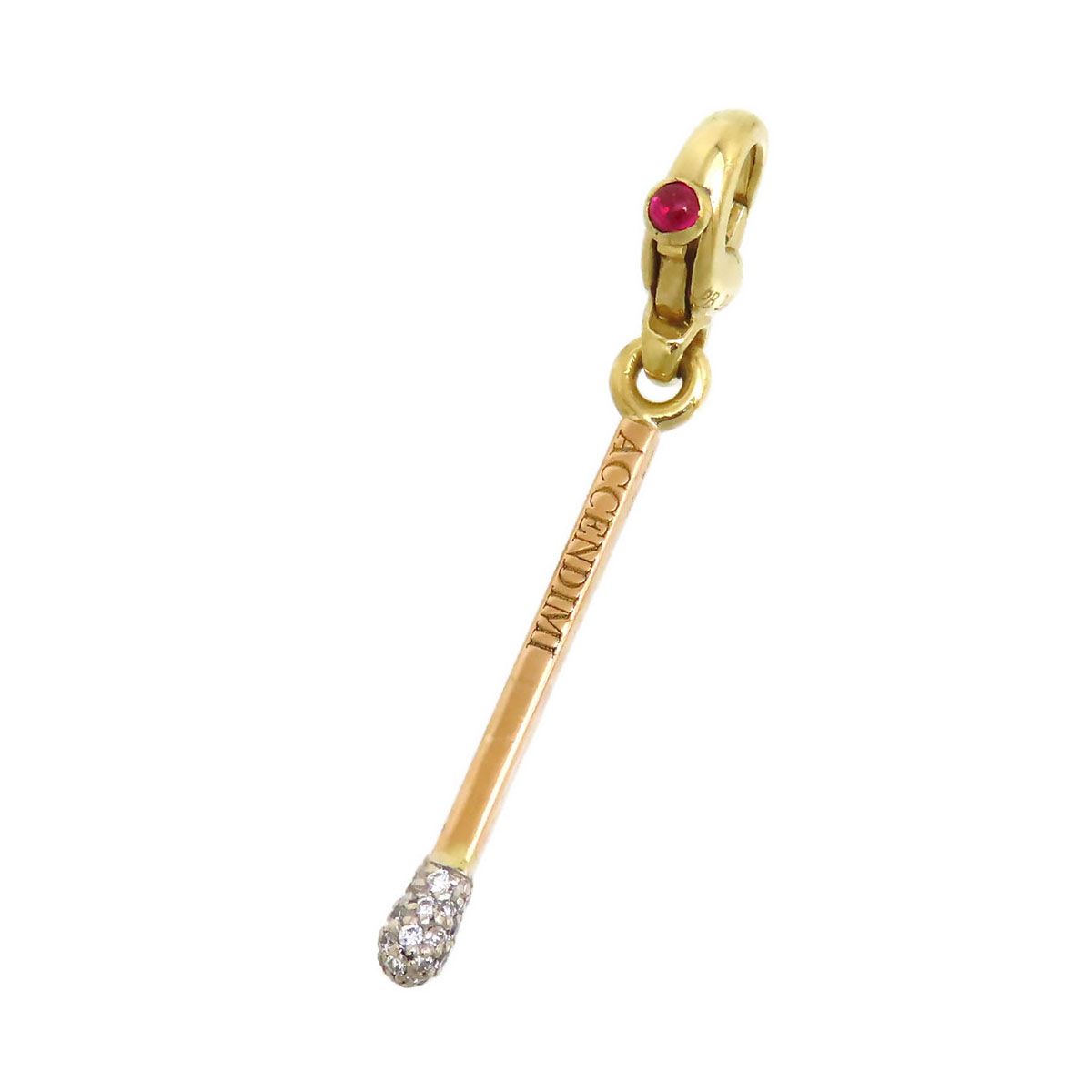 パスクワーレブルーニ アチェンデミ ダイヤモンド チャーム 750 (K18YG K18PG K18WG) レディース PASQUALE BRUNI【中古】 【ジュエリー】