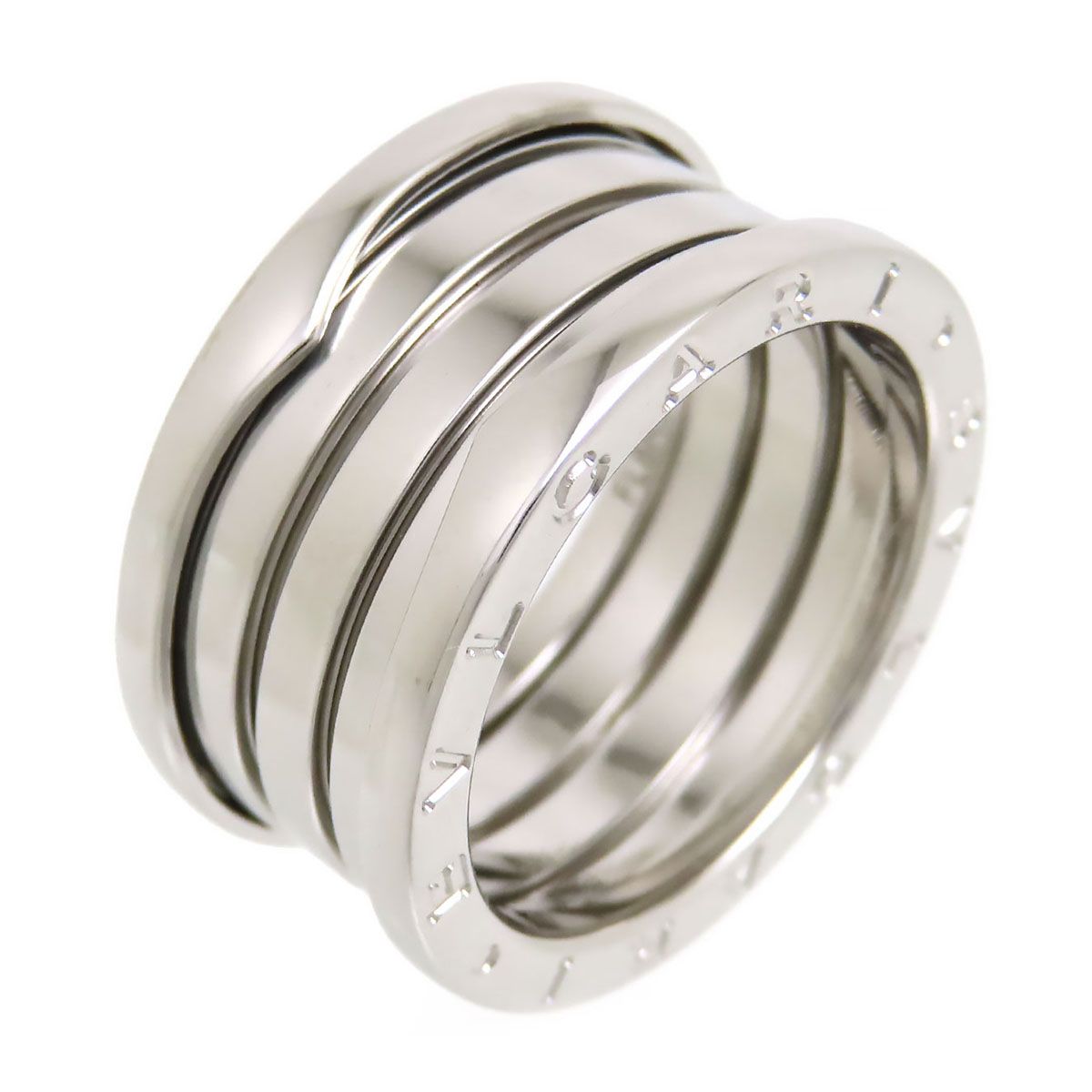 ブルガリ ビーゼロワン リング M #58 324365 Au750 (K18WG) ユニセックス BVLGARI【中古】 【ジュエリー】