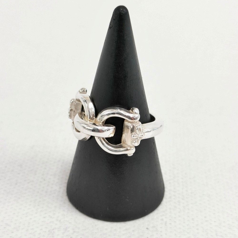 WAKAN SILVER SMITH ワカンシルバースミス 26SS Horse bit ring 定価23200円 Silver925 12号 R-086 リング・指輪 シルバー メンズ【中古】6-0604G◎
