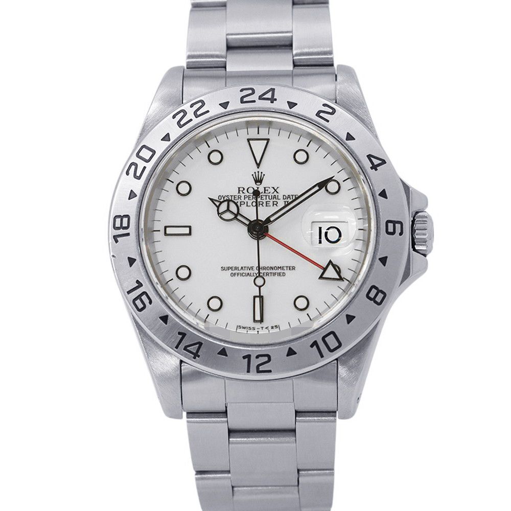 ロレックス エクスプローラー2 W番 16570 ROLEX 腕時計 白文字盤