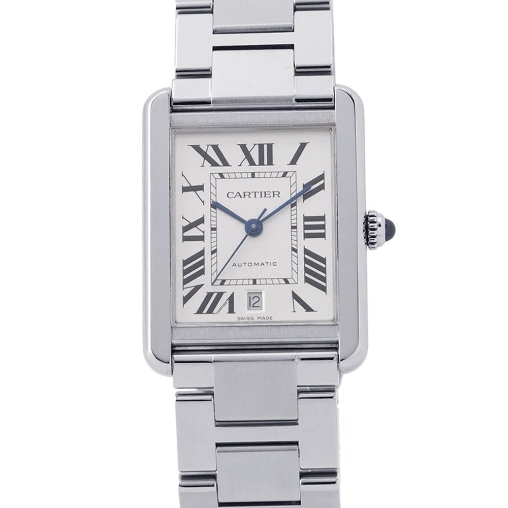 カルティエ タンク ソロ XL W5200028 Cartier 腕時計 シルバー文字盤