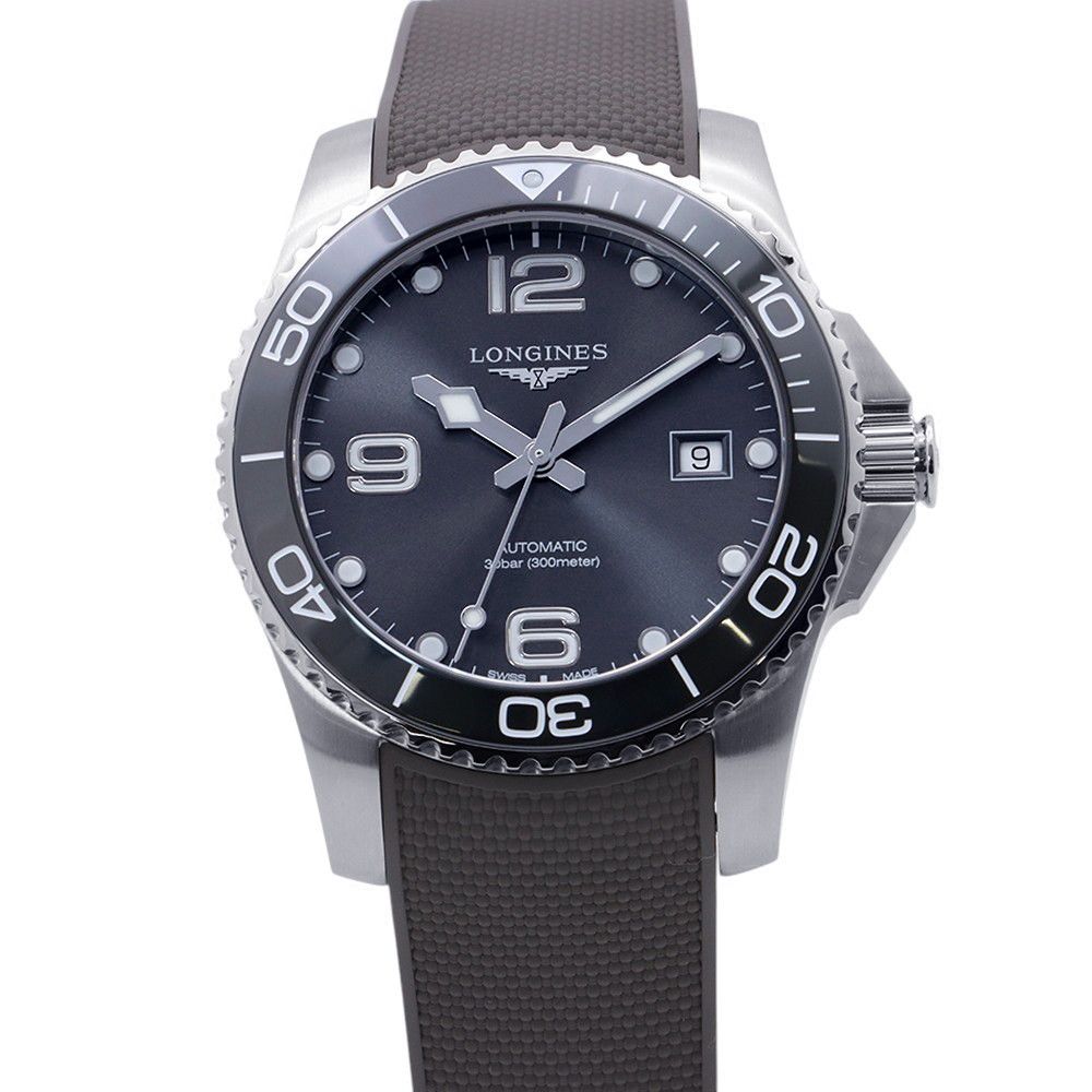 ロンジン ハイドロコンクエスト L3.781.4.76.9 LONGINES 腕時計 グレー文字盤