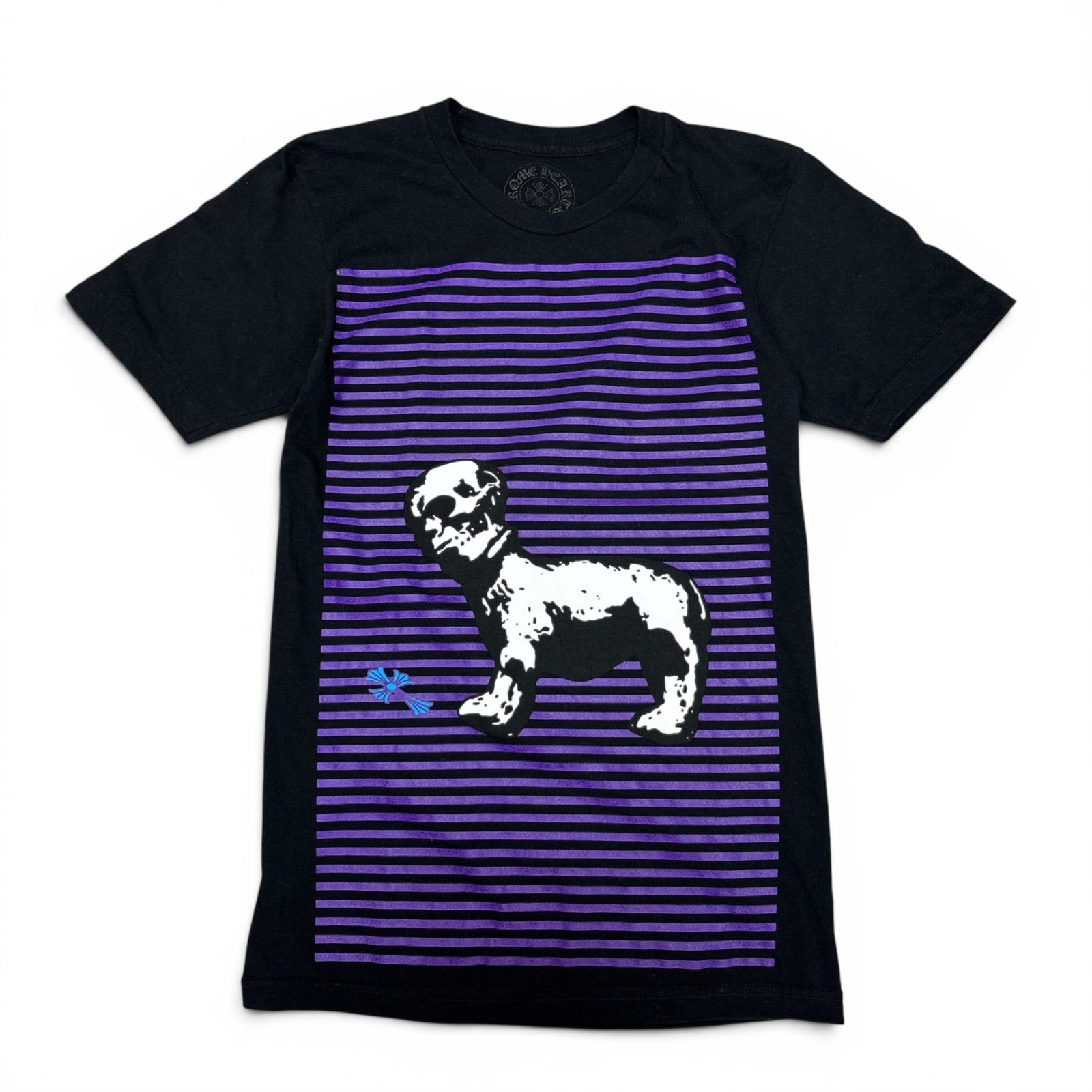 Chrome Hearts クロムハーツ FOTI DOG Tシャツ スカル CHクロス ホースシュー ブラック