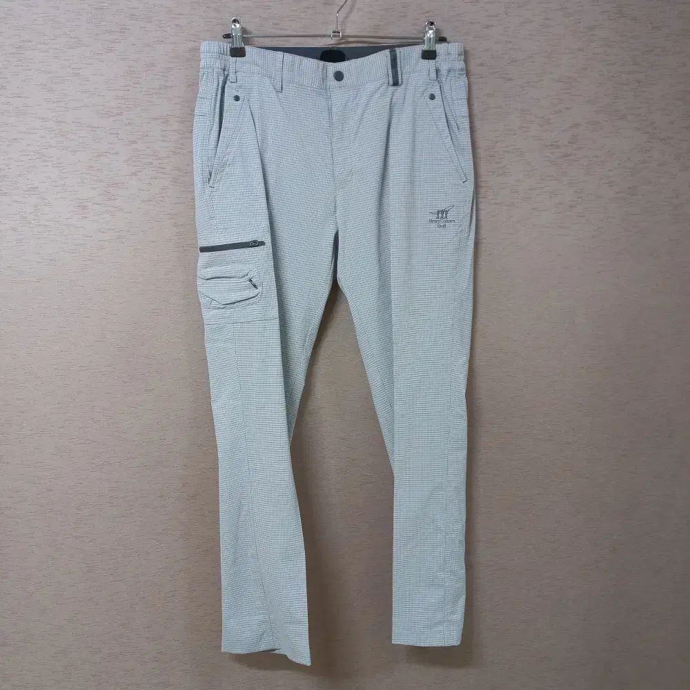 B6-18/ヘンリーコットンズ グレー パータン パンツ メンズ