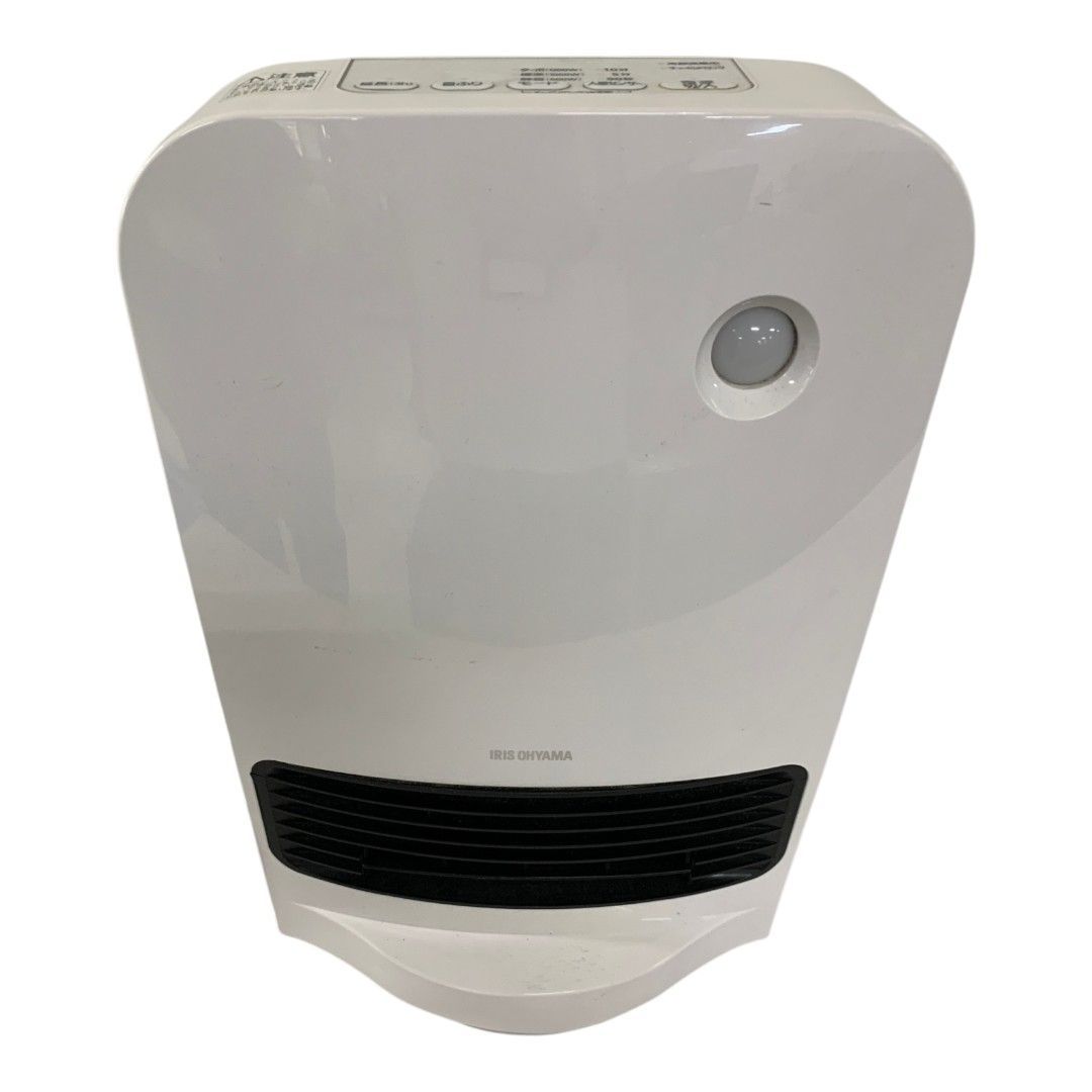 □アイリスオーヤマ 大風量セラミックファンヒーター JCH-12TDSW1-W 