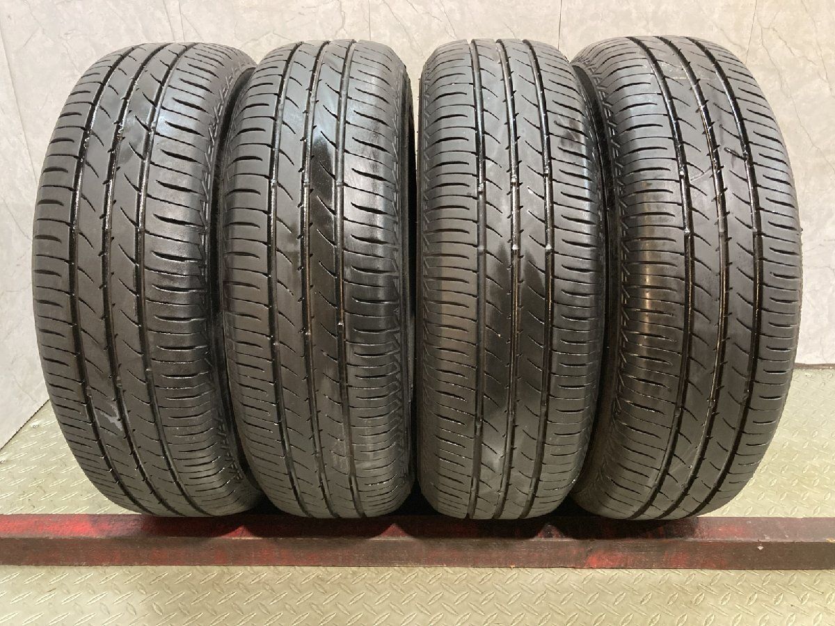 TOYO NANOENERGY 3 PLUS 185/70R14 14インチ 夏タイヤ 4本 23年製 バリ溝 ノート カローラアクシオ フリード アレックス等　(KTP106)