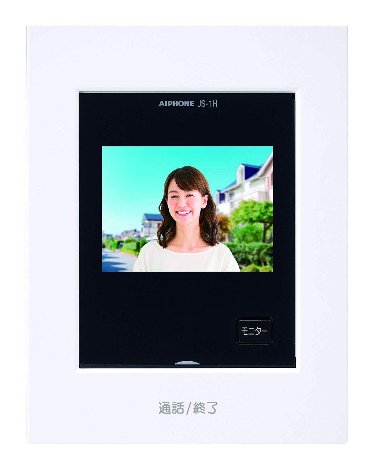 アイホン インターホン ドアホン 増設 子機 3.5型カラーモニター付 交互通話 プレストーク 壁取付 白 28×129×169mm JS-1H-TJu
