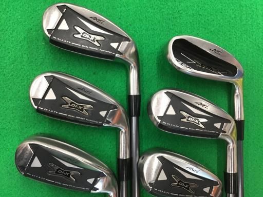 中古】 つるや AXEL DI-X 8S アイアンセット IR DI-X Speeder RED
