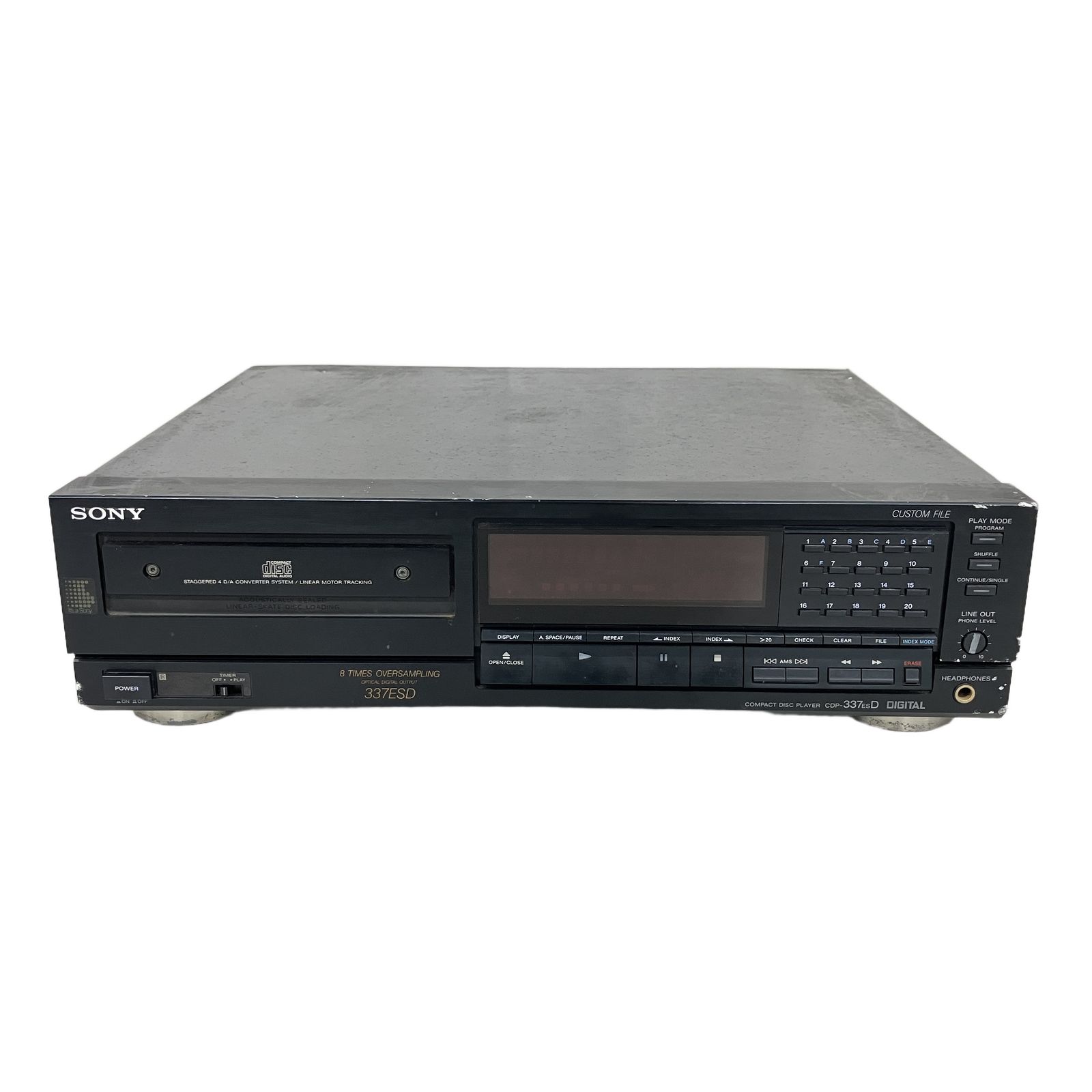 SONY CDP-337ESD CDプレーヤー ソニー オーディオ 音響機器 中古 K11342105