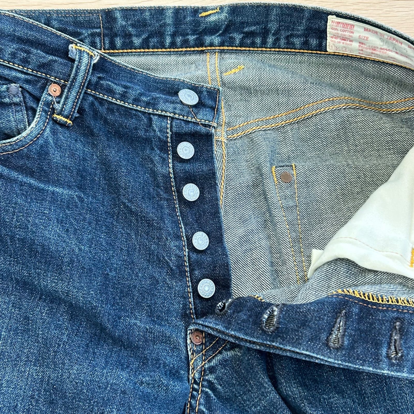 エヴィス EVISU No.2 2000T 34×32 緑カモメ グリーンペイント - メルカリ