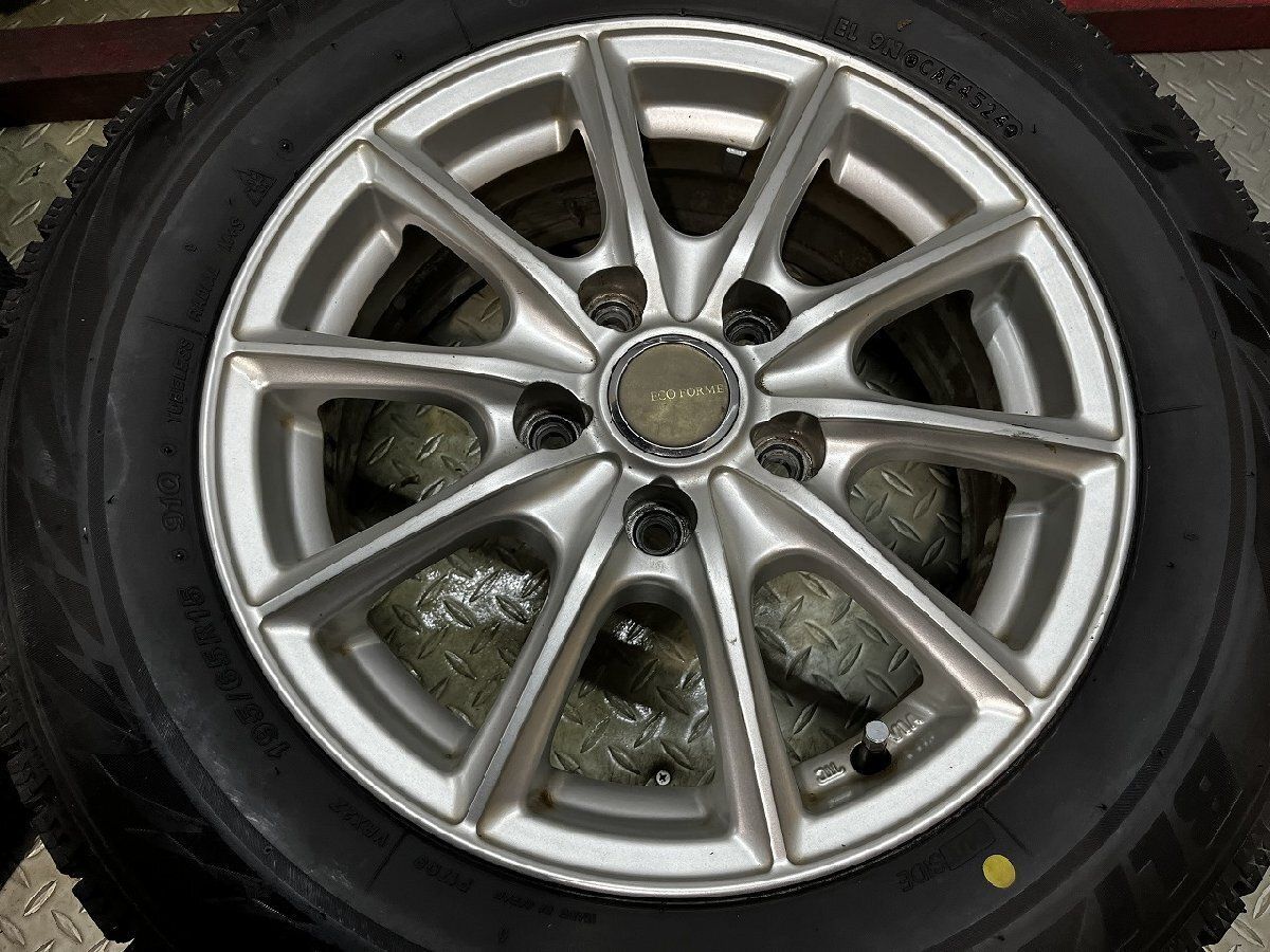 BS BLIZZAK VRX2 195/65R15】スタッドレス【ECO FORME SE-15 15インチ BS BLIZZAK VRX2 195/65R15】スタッドレス【ECO FORME SE-15 15インチ