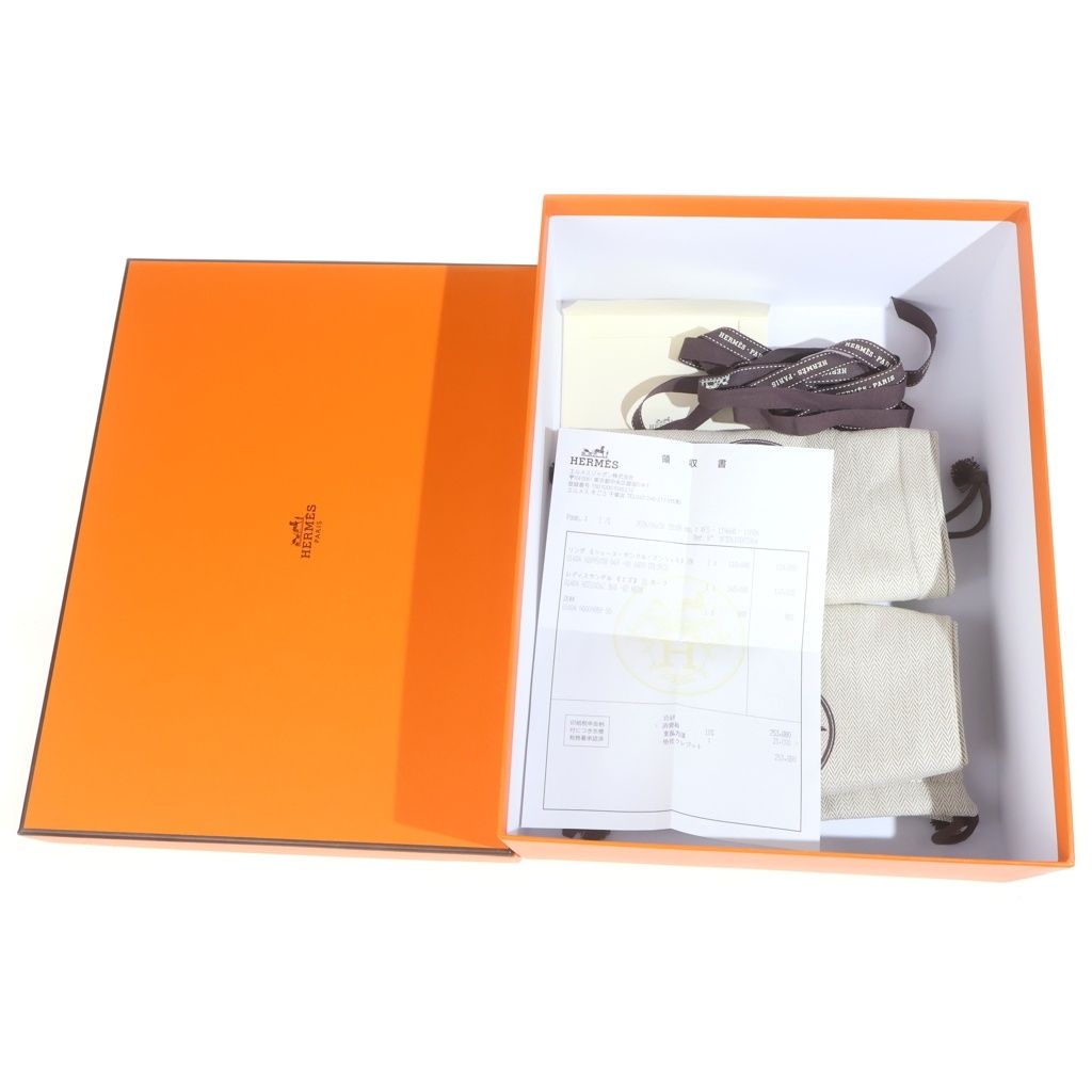 HERMES (エルメス) エズ30 厚底サンダル ブラック