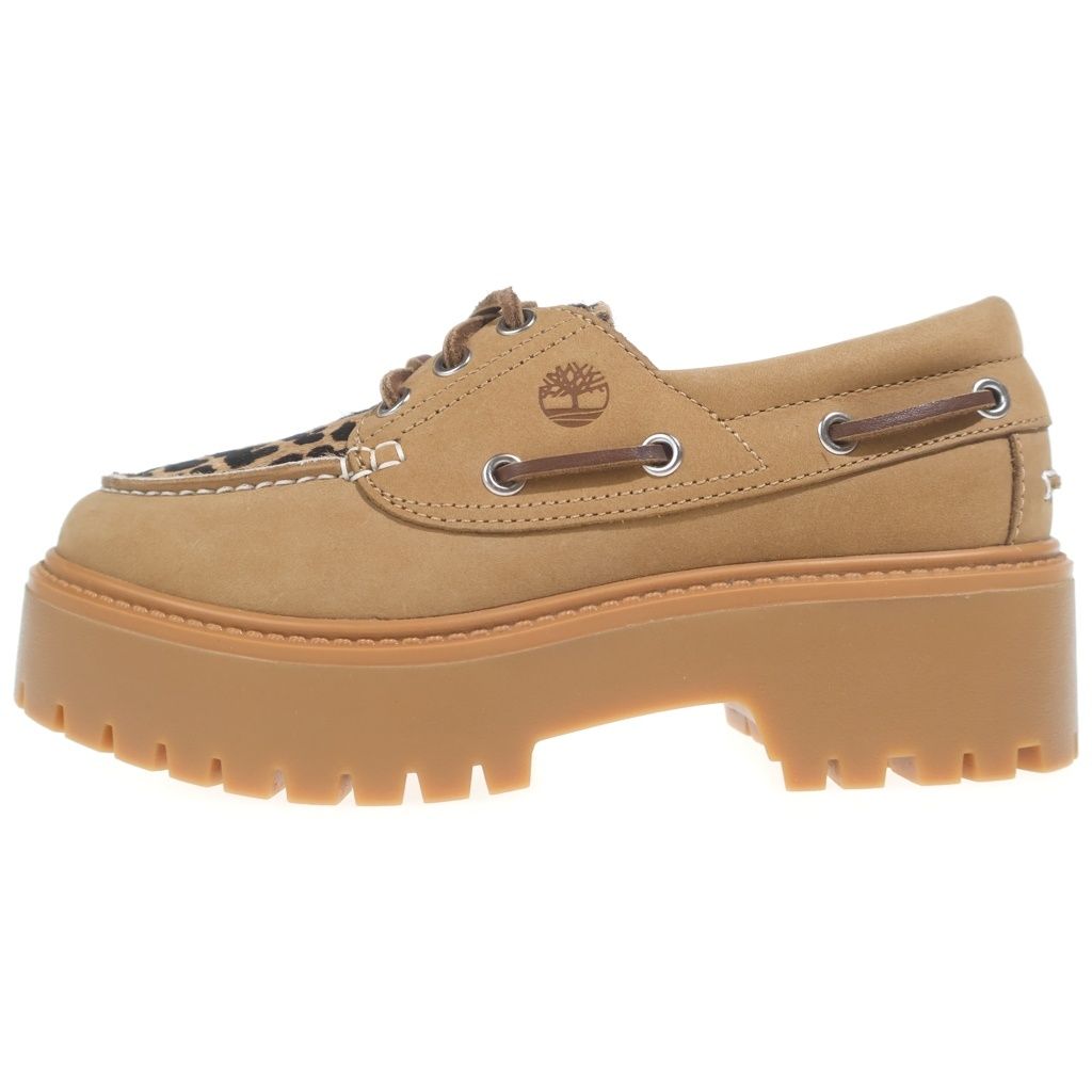 Timberland (ティンバーランド) ストーンストリート スエード ボートシューズ ブラウンベージュ #23