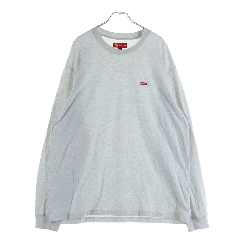 SUPREME (シュプリーム) 24AW Small Box Logo Crewneck スモールボックスロゴ クルーネック スウェット 長袖カットソー グレー