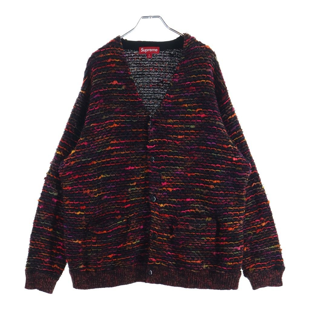 SUPREME (シュプリーム) 25AW Textured Cardigan テクスチャード ニットカーディガン セーター レッド