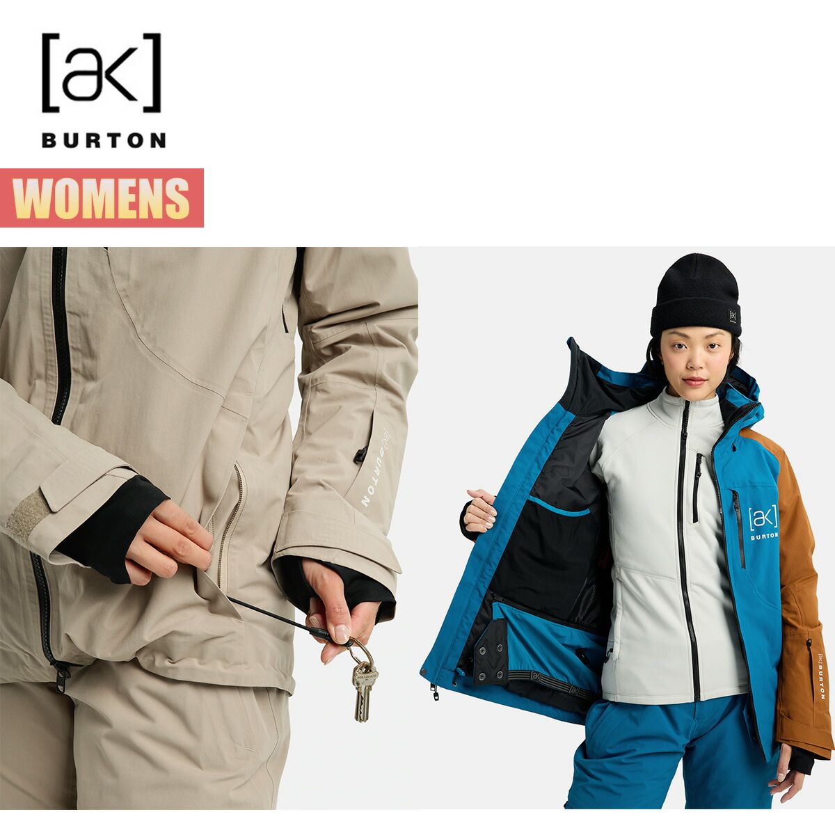 Burton GORE-TEX スノーボード　アウタージャケット　レディース バートン スノーボードウェア レディース ジャケット 25-26 Burton [ak