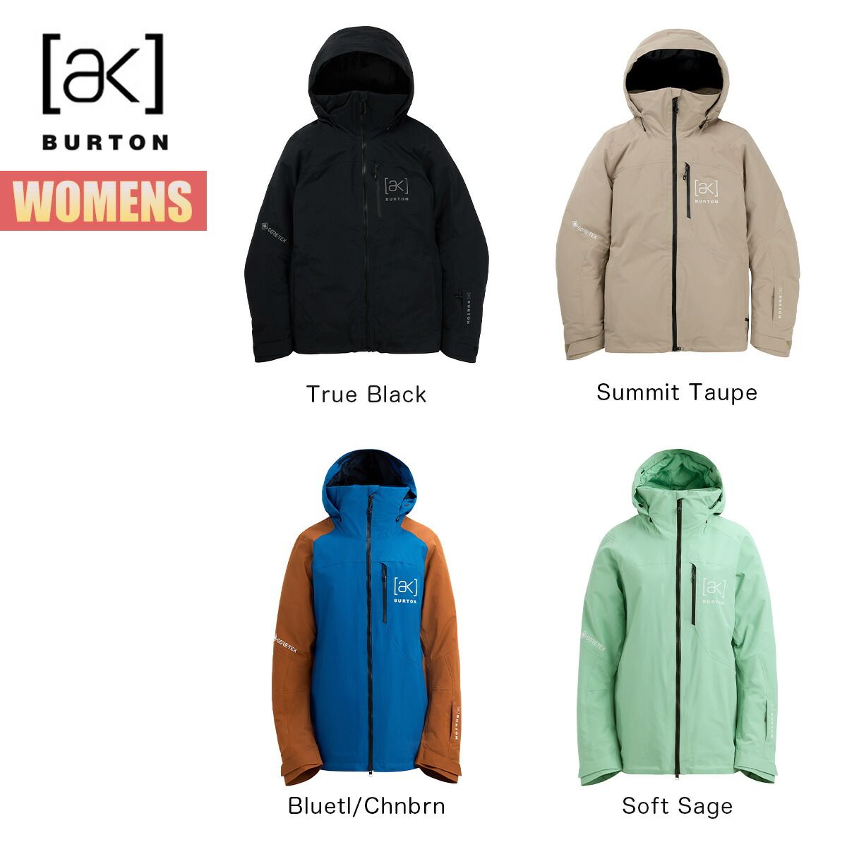 バートン スノーボードウェア レディース ジャケット 25-26 Burton [ak