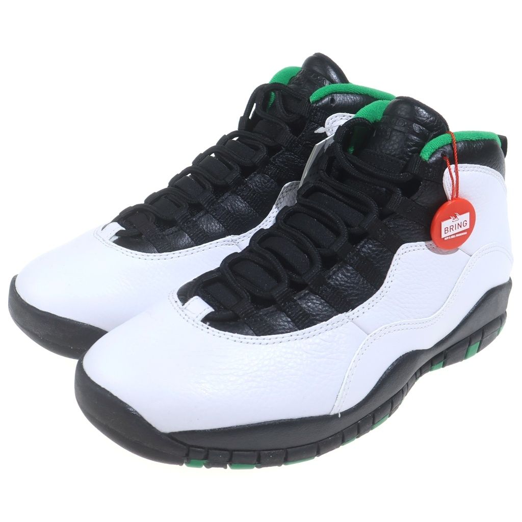 NIKE (ナイキ) Air Jordan 10 Seattle Supersonics 310805-137 エアジョーダン10 シアトルスーパーソニックス ハイカットスニーカー 27.5cm/US9.5 ホワイト