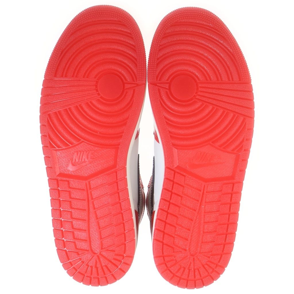 NIKE (ナイキ) AIR JORDAN 1 RETRO HIGH OG DV1748-601 エアジョーダン1 レトロ ネクストチャプター ハイカットスニーカー レッド/ホワイト US10/28cm
