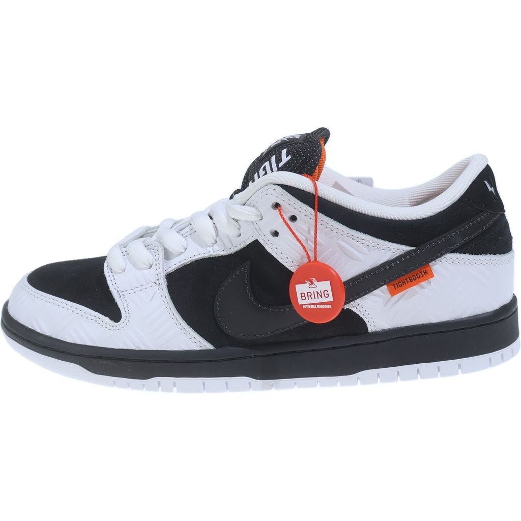 NIKE SB (ナイキエスビー) ×TIGHTBOOTH DUNK LOW PRO FD2629-100 タイトブース ダンク ローカットスニーカー ホワイト/ブラック US10/28cm