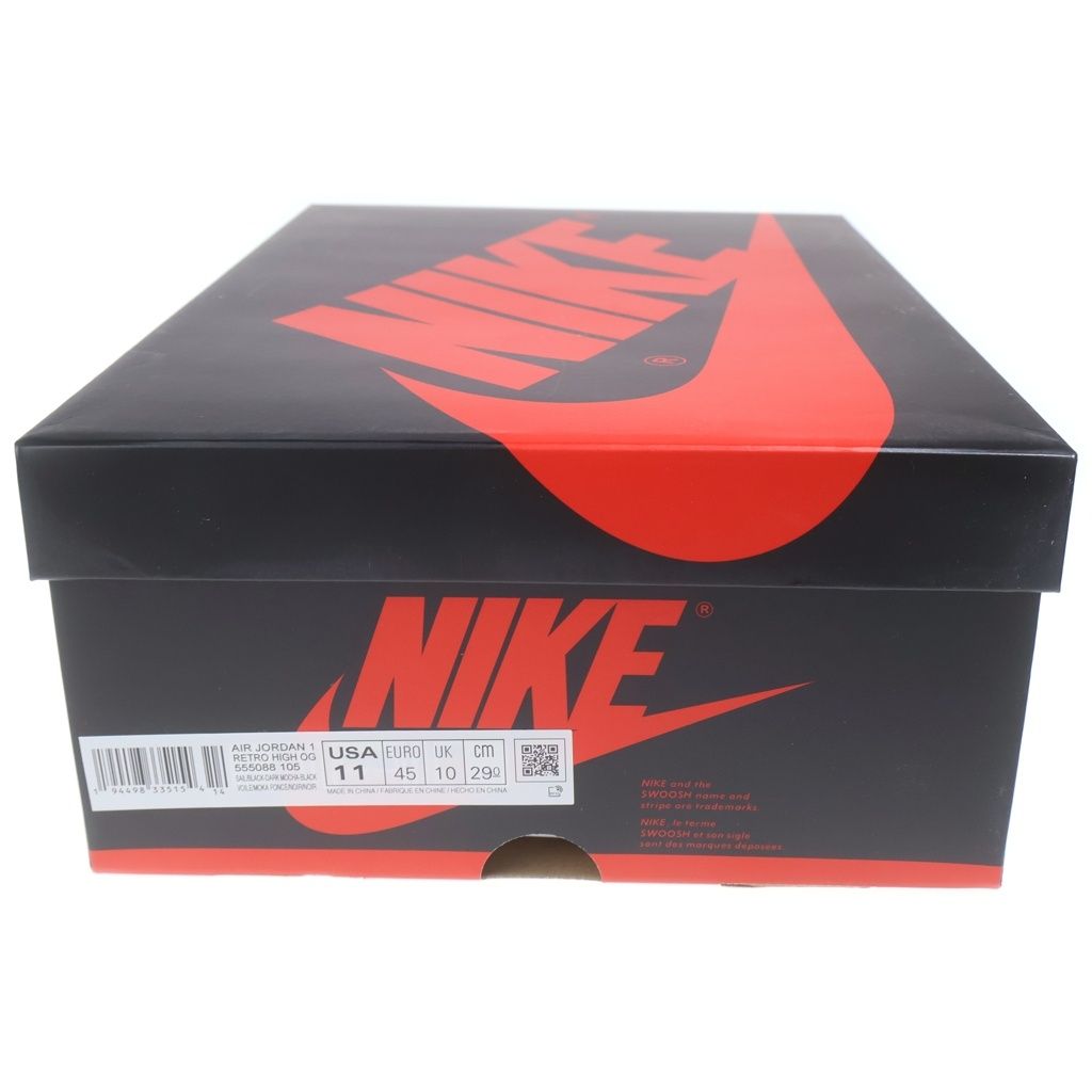 NIKE (ナイキ) AIR JORDAN 1 HIGH OG DARK MOCHA エアジョーダン ダークモカ ハイカットスニーカー ブラウン/ホワイト US11/29cm 555088-105