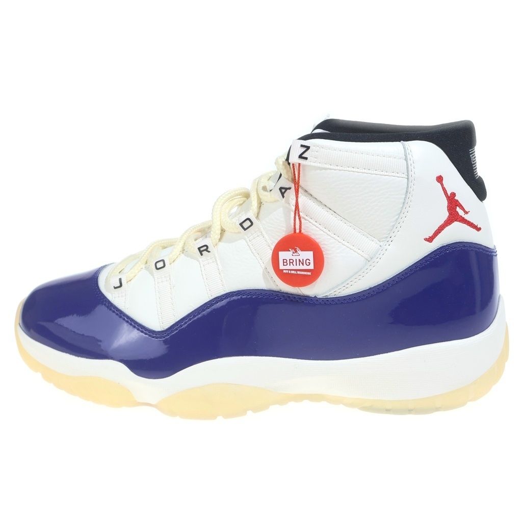 NIKE (ナイキ) AIR JORDAN 11 RETRO RARE AIR エアジョーダン 11 レトロ レアエア ミッドカットスニーカー ホワイト/ブルー US12/30cm IH0296-400