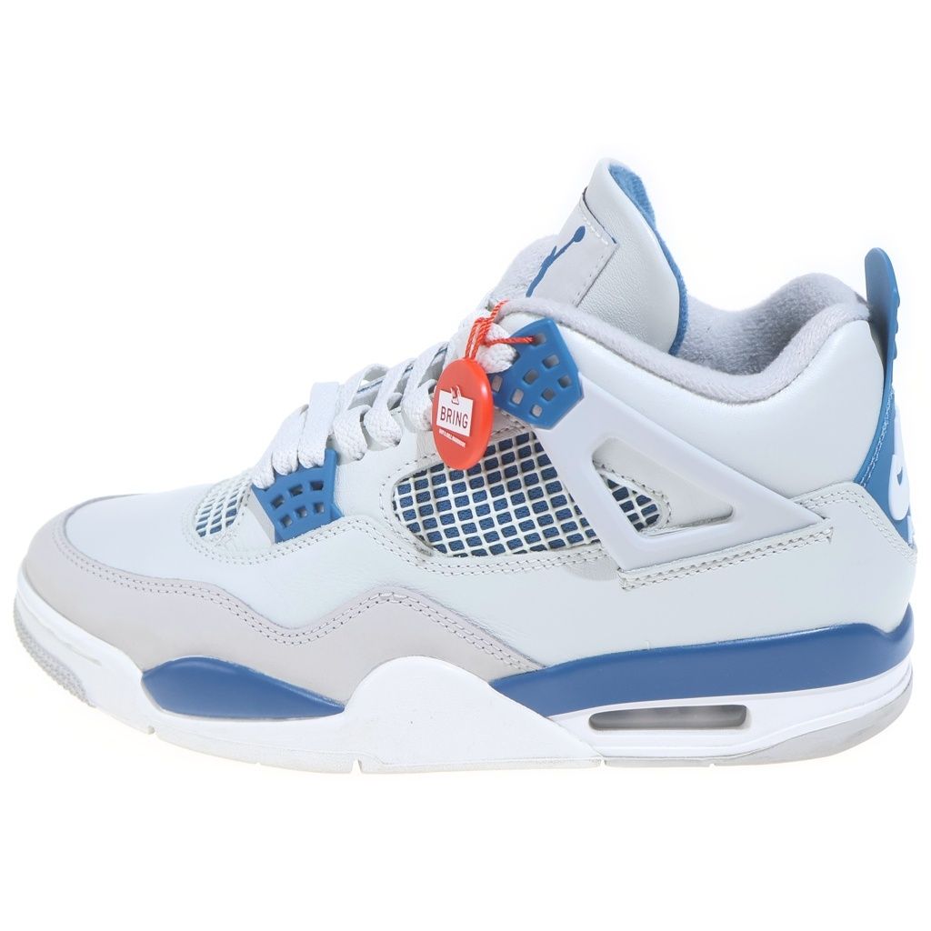 NIKE (ナイキ) AIR JORDAN 4 FV5029-141 エアジョーダン4 レトロ インダストリアルブルー US8.5/26.5cm ホワイト/ブルー
