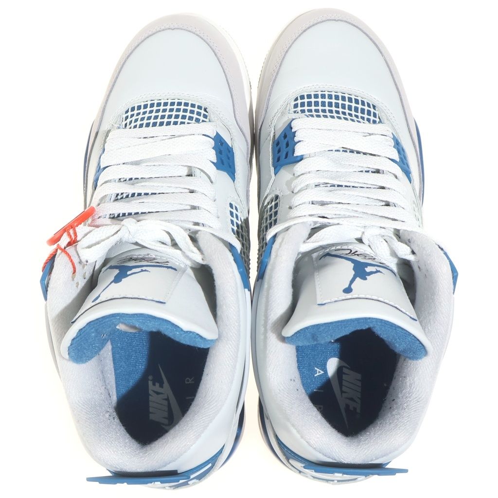 NIKE (ナイキ) AIR JORDAN 4 FV5029-141 エアジョーダン4 レトロ インダストリアルブルー US8.5/26.5cm ホワイト/ブルー NIKE (ナイキ) AIR JORDAN 4 FV5029-141 エアジョーダン4 レトロ インダストリアルブルー US8.5/26.5cm ホワイト/ブルー