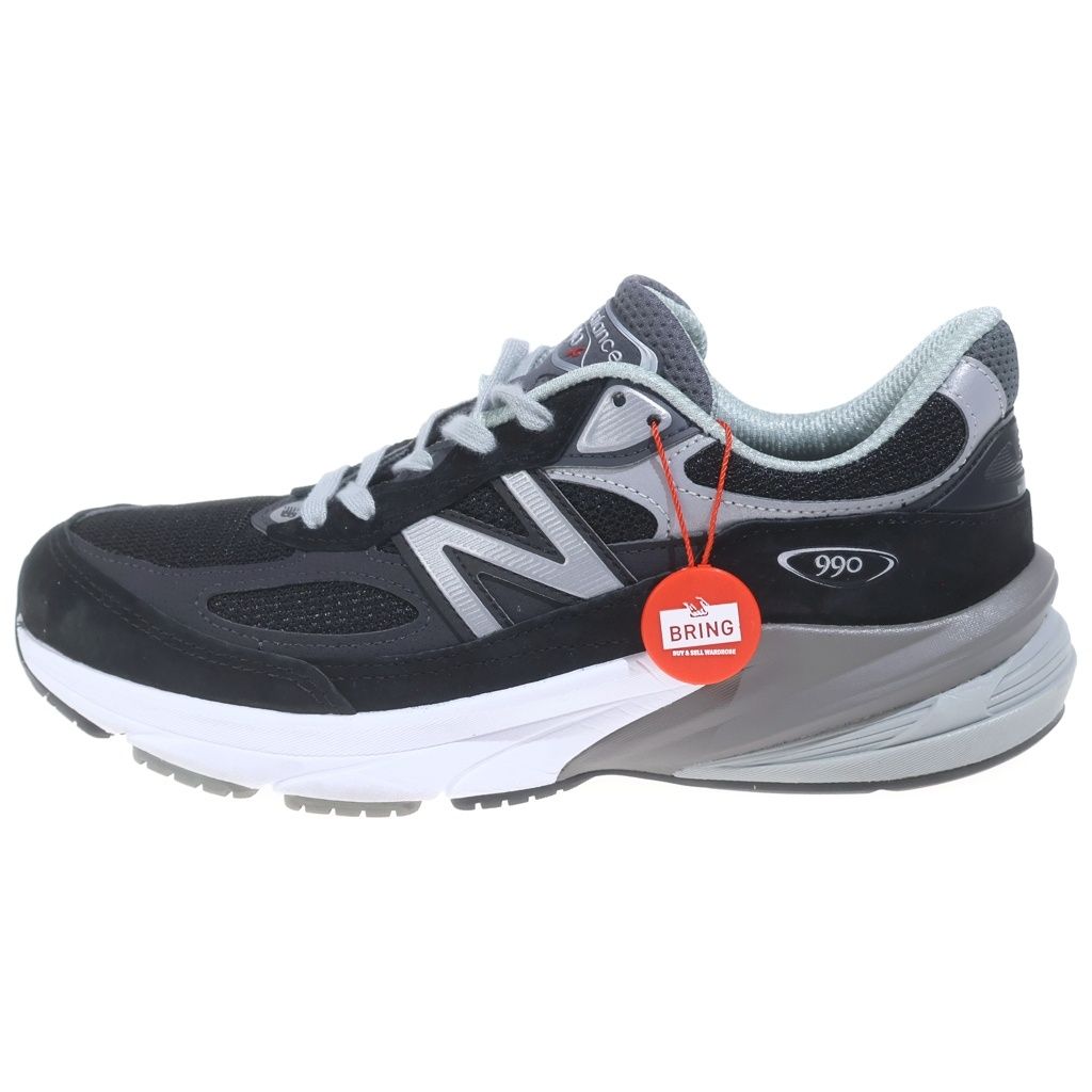 New Balance (ニューバランス) 990V6 Heel NB Logo M990BK6 ヒールロゴ ローカットスニーカー シューズ ブラック US8.5/26.5cm