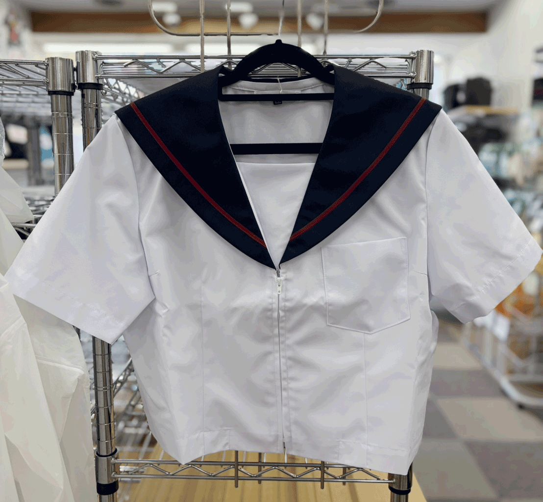 セーラー服 半袖 LL 夏セーラー 夏服 【在庫処分品】新品・送料込み