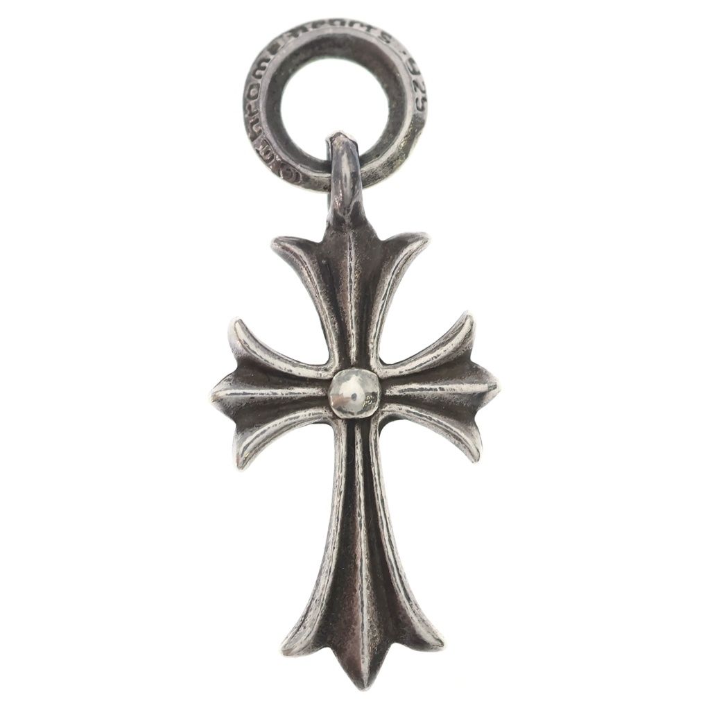 CHROME HEARTS (クロムハーツ) TINY CH CROSS タイニーCHクロス チャーム ネックレストップ シルバー BCA382