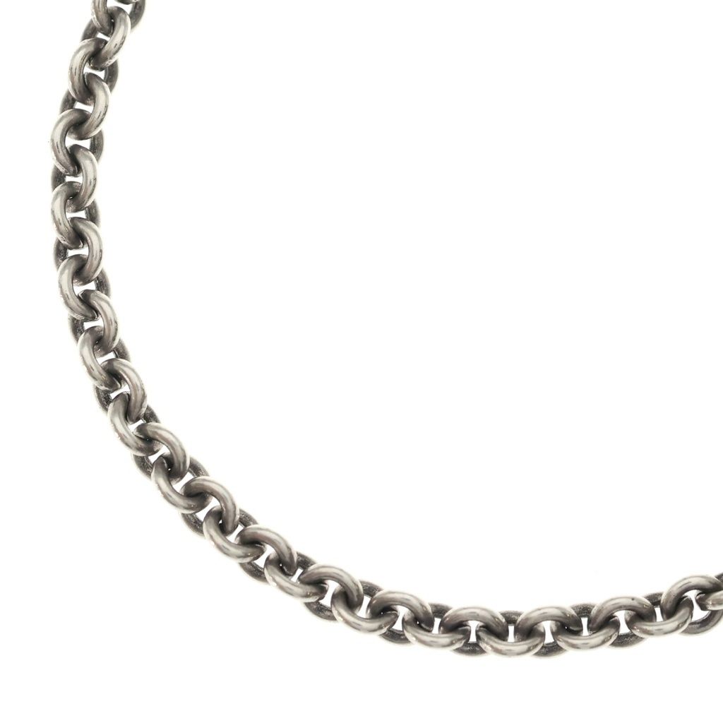 CHROME HEARTS (クロムハーツ) NE CHAIN 20 NE 20inch チェーンネックレス BCA080 シルバー