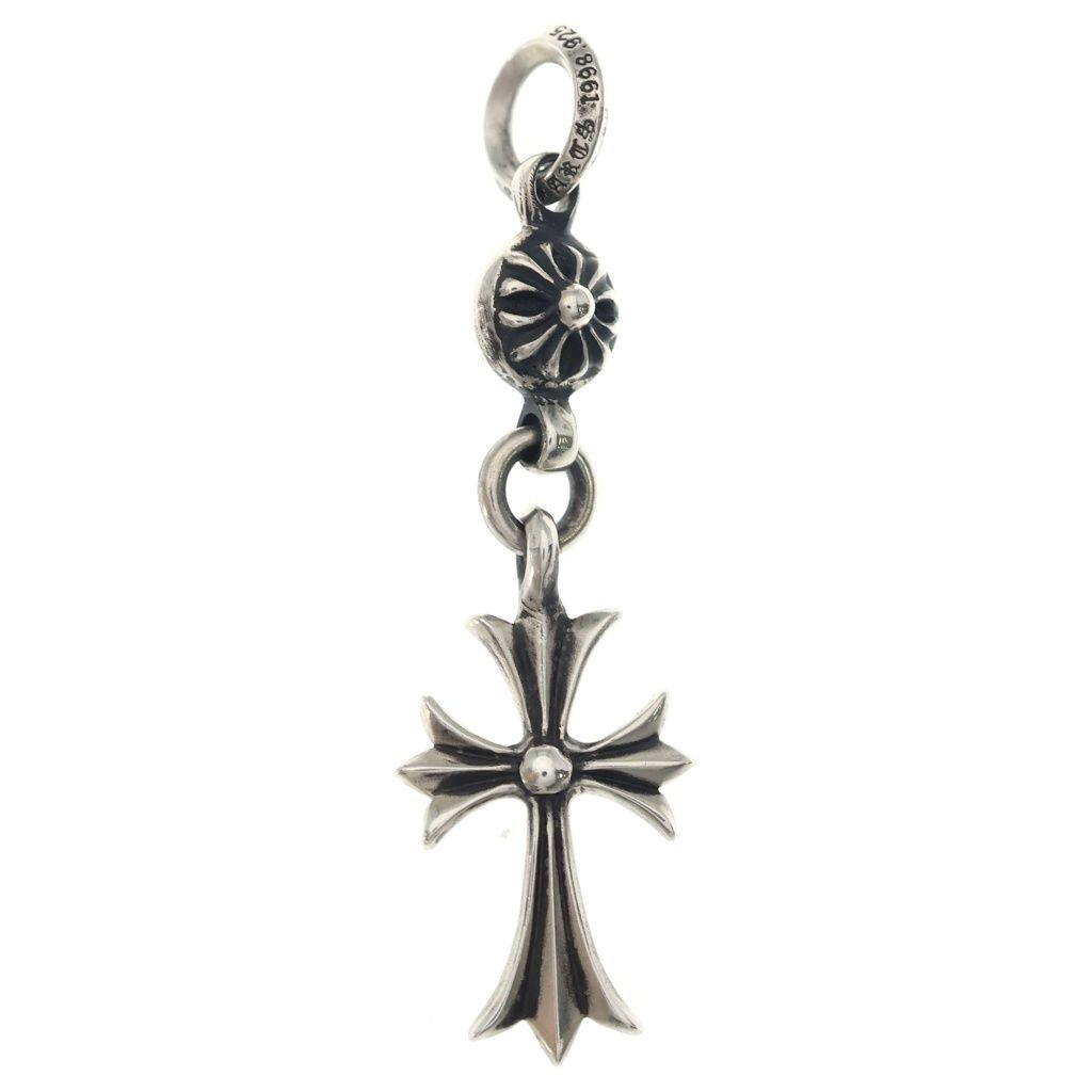 CHROME HEARTS (クロムハーツ) 1B TNY CH CRS 1ボール タイニー CHクロス チャーム ペンダントトップ シルバー BCA197