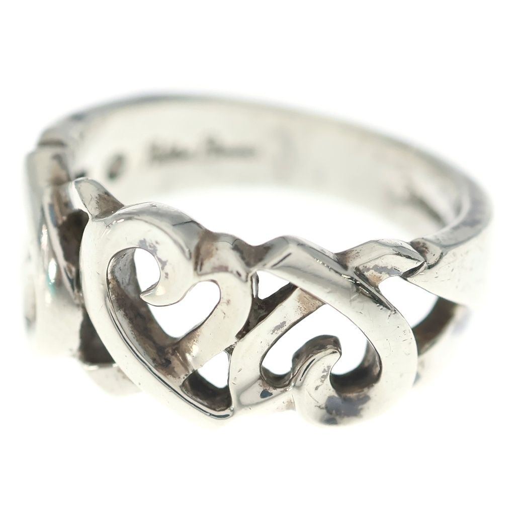 TIFFANY & Co. (ティファニー) トリプルラビングハート リング シルバー SV925 #12 14,761円
