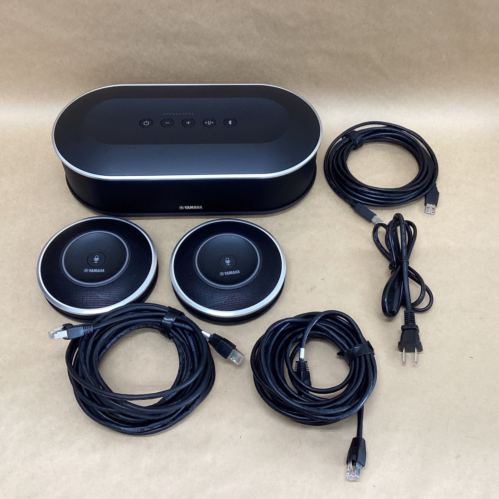 ヤマハ Web会議用マイクスピーカーシステム YVC-1000 Bluetooth USB対応 + ヤマハ 会議用スピーカーフォン YVC-1000×2台 Zoom Teams対応