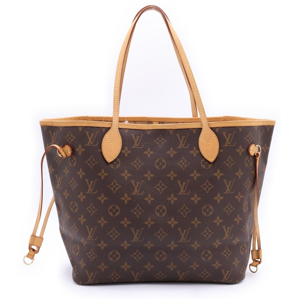 LOUIS VUITTON (ルイヴィトン) モノグラム ネヴァーフルMM PVCレザー トートバッグ ショルダーバッグ ブラウン M40156